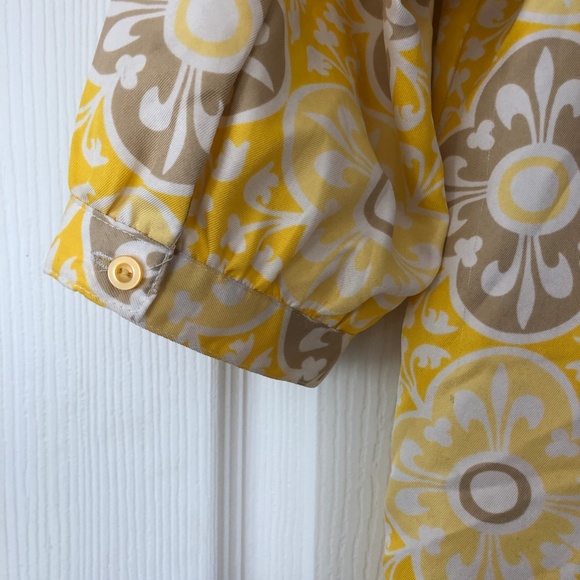 Yellow Boho Blouse - Picture 4 of 4